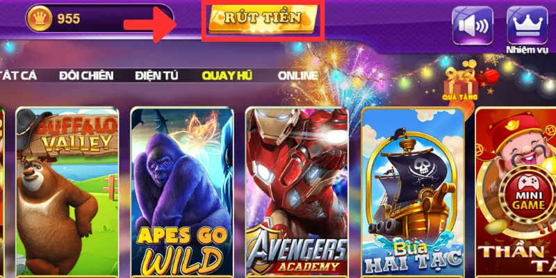 Bạn có thể rút tiền thắng cược từ Apes Go Wild sau khi trúng thưởng