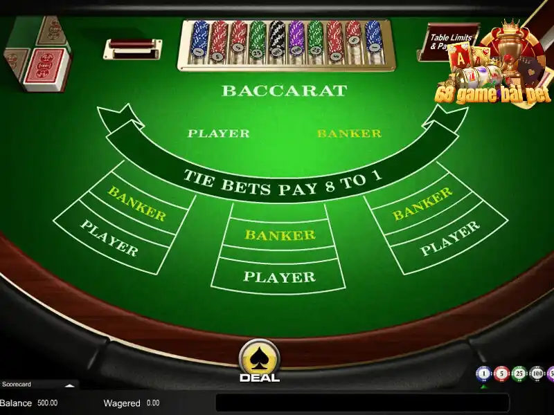 Luật chơi Baccarat 68 game bài khá đơn giản và dễ hiểu